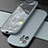 Ultra-thin Silicone Gel Soft Case 360 Degrees Cover N01 for Apple iPhone 12 Pro Gray
