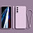 Ultra-thin Silicone Gel Soft Case 360 Degrees Cover R01 for Samsung Galaxy S21 Plus 5G Clove Purple