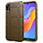Ultra-thin Silicone Gel Soft Case 360 Degrees Cover S01 for Huawei Y6 Pro (2019) Brown