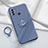 Ultra-thin Silicone Gel Soft Case 360 Degrees Cover S01 for Oppo A33 Lavender Gray