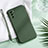Ultra-thin Silicone Gel Soft Case 360 Degrees Cover S01 for Oppo A55S 5G Midnight Green