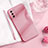 Ultra-thin Silicone Gel Soft Case 360 Degrees Cover S01 for Oppo A55S 5G Pink