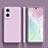 Ultra-thin Silicone Gel Soft Case 360 Degrees Cover S01 for Oppo Reno7 Lite 5G Clove Purple