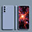 Ultra-thin Silicone Gel Soft Case 360 Degrees Cover S01 for Samsung Galaxy S22 5G Lavender Gray