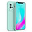 Ultra-thin Silicone Gel Soft Case 360 Degrees Cover S01 for Vivo iQOO 8 5G Mint Blue