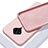 Ultra-thin Silicone Gel Soft Case 360 Degrees Cover S01 for Vivo X50 Lite Pink