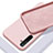 Ultra-thin Silicone Gel Soft Case 360 Degrees Cover S02 for Oppo K5 Pink