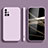 Ultra-thin Silicone Gel Soft Case 360 Degrees Cover S02 for Samsung Galaxy A51 4G Clove Purple