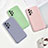 Ultra-thin Silicone Gel Soft Case 360 Degrees Cover S02 for Samsung Galaxy A52 4G
