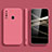 Ultra-thin Silicone Gel Soft Case 360 Degrees Cover S02 for Samsung Galaxy A60 Hot Pink