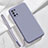 Ultra-thin Silicone Gel Soft Case 360 Degrees Cover S02 for Samsung Galaxy F52 5G Lavender Gray