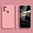 Ultra-thin Silicone Gel Soft Case 360 Degrees Cover S02 for Samsung Galaxy M21s Pink