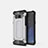 Ultra-thin Silicone Gel Soft Case 360 Degrees Cover S02 for Samsung Galaxy Note 8 Duos N950F Silver