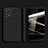 Ultra-thin Silicone Gel Soft Case 360 Degrees Cover S03 for Samsung Galaxy A72 5G Black