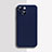 Ultra-thin Silicone Gel Soft Case 360 Degrees Cover S04 for Apple iPhone 13 Mini Blue