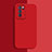 Ultra-thin Silicone Gel Soft Case 360 Degrees Cover S04 for Oppo Reno6 5G Red