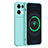 Ultra-thin Silicone Gel Soft Case 360 Degrees Cover S04 for Oppo Reno8 5G Cyan