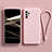 Ultra-thin Silicone Gel Soft Case 360 Degrees Cover S04 for Samsung Galaxy A32 4G Pink