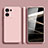 Ultra-thin Silicone Gel Soft Case 360 Degrees Cover S06 for Oppo Reno8 5G Pink