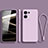 Ultra-thin Silicone Gel Soft Case 360 Degrees Cover S07 for Oppo Reno8 5G Clove Purple