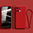 Ultra-thin Silicone Gel Soft Case 360 Degrees Cover S07 for Oppo Reno9 5G Red