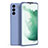 Ultra-thin Silicone Gel Soft Case 360 Degrees Cover S08 for Samsung Galaxy S21 5G Lavender Gray