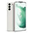 Ultra-thin Silicone Gel Soft Case 360 Degrees Cover S08 for Samsung Galaxy S21 5G White