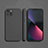 Ultra-thin Silicone Gel Soft Case 360 Degrees Cover S09 for Apple iPhone 13 Black