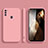 Ultra-thin Silicone Gel Soft Case 360 Degrees Cover YK1 for Samsung Galaxy A11 Pink