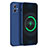 Ultra-thin Silicone Gel Soft Case 360 Degrees Cover YK1 for Vivo T1 5G India Blue