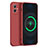 Ultra-thin Silicone Gel Soft Case 360 Degrees Cover YK1 for Vivo T1 5G India Red