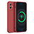 Ultra-thin Silicone Gel Soft Case 360 Degrees Cover YK1 for Vivo Y75 5G Red