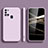 Ultra-thin Silicone Gel Soft Case 360 Degrees Cover YK2 for Samsung Galaxy A21s Clove Purple
