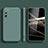 Ultra-thin Silicone Gel Soft Case 360 Degrees Cover YK2 for Samsung Galaxy S20 5G Midnight Green