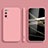 Ultra-thin Silicone Gel Soft Case 360 Degrees Cover YK2 for Samsung Galaxy S20 5G Pink