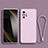 Ultra-thin Silicone Gel Soft Case 360 Degrees Cover YK2 for Xiaomi Redmi Note 10 4G Clove Purple