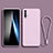 Ultra-thin Silicone Gel Soft Case 360 Degrees Cover YK3 for Xiaomi Redmi 9T 4G Clove Purple
