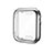 Ultra-thin Silicone Gel Soft Case Cover S01 for Apple iWatch 5 40mm Silver