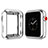 Ultra-thin Silicone Gel Soft Case Cover S02 for Apple iWatch 4 44mm Silver
