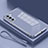 Ultra-thin Silicone Gel Soft Case Cover S04 for Samsung Galaxy S21 5G Lavender Gray