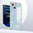 Ultra-thin Silicone Gel Soft Case Cover S06 for Apple iPhone 13 Blue