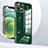 Ultra-thin Silicone Gel Soft Case Cover S06 for Apple iPhone 14 Green