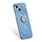 Ultra-thin Silicone Gel Soft Case Cover with Finger Ring Stand for Apple iPhone 13