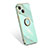 Ultra-thin Silicone Gel Soft Case Cover with Finger Ring Stand for Apple iPhone 14