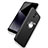Ultra-thin Silicone Gel Soft Case Cover with Finger Ring Stand for Huawei Enjoy 7 Plus Black