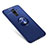 Ultra-thin Silicone Gel Soft Case Cover with Finger Ring Stand for Samsung Galaxy A6 Plus (2018) Blue
