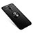 Ultra-thin Silicone Gel Soft Case Cover with Finger Ring Stand for Samsung Galaxy A6 Plus Black