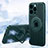 Ultra-thin Silicone Gel Soft Case Cover with Mag-Safe Magnetic AC1 for Apple iPhone 15 Pro Max
