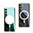 Ultra-thin Silicone Gel Soft Case Cover with Mag-Safe Magnetic AC1 for Samsung Galaxy S21 Plus 5G