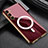 Ultra-thin Silicone Gel Soft Case Cover with Mag-Safe Magnetic AC1 for Samsung Galaxy S22 5G Red